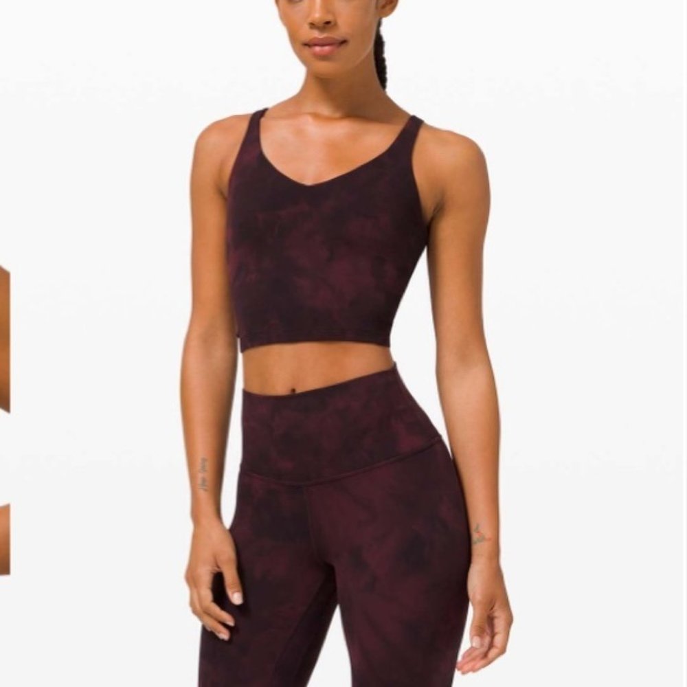 Lululemon align tank. Cassis black diamond dye